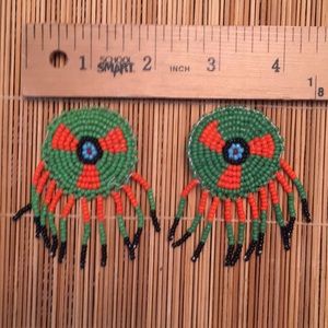 9 Beaded Concha style pins Set of 9 pieces